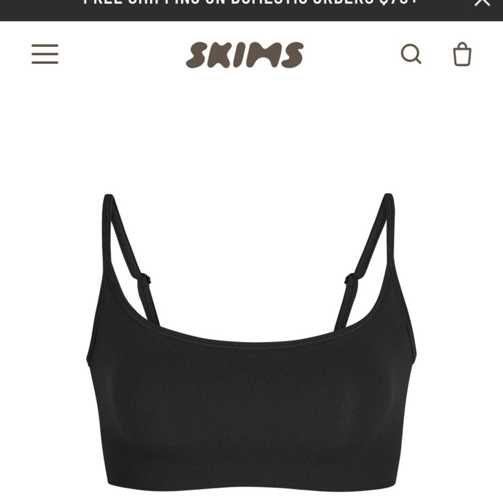 skims sculpting scoop neck bralette